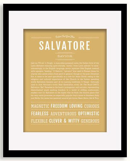 Frame Options | Matte Gold | Black Frame, Matted