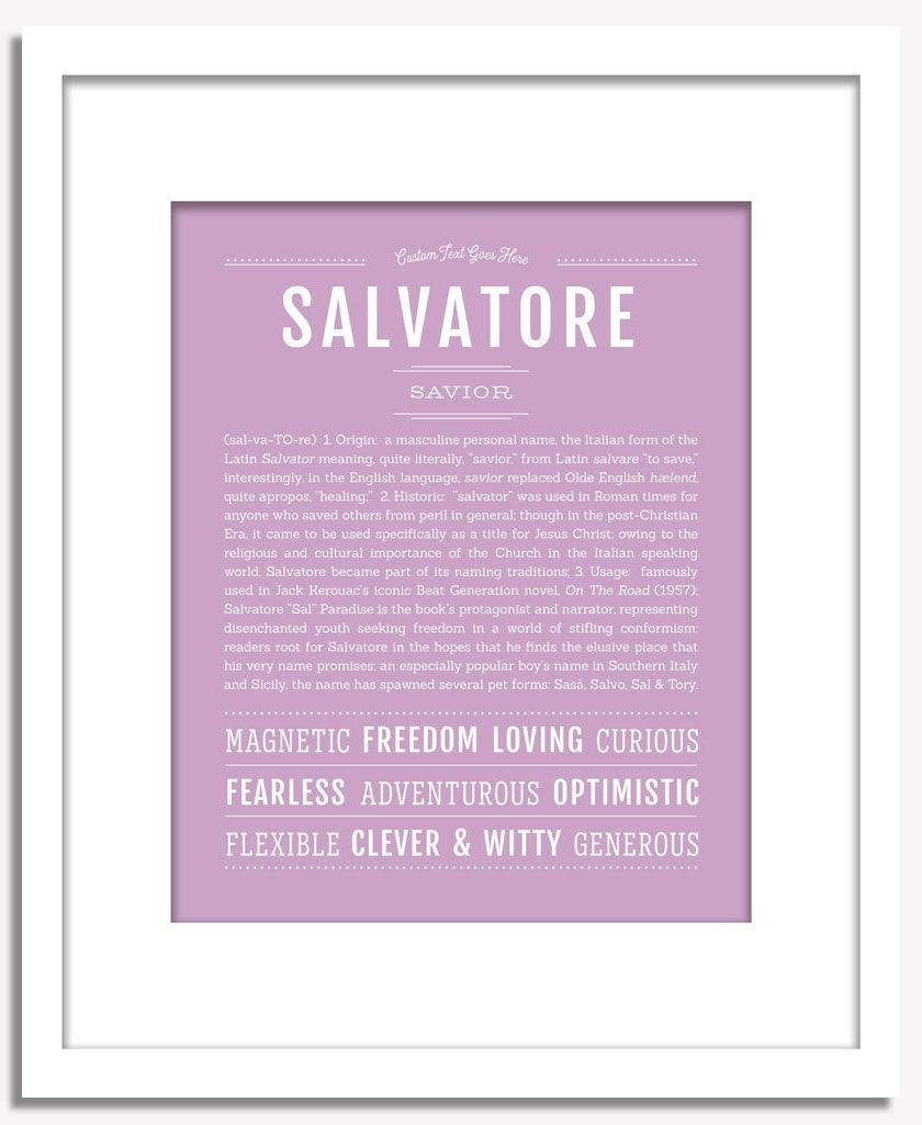 Frame Options | Lilac | White Frame, Matted