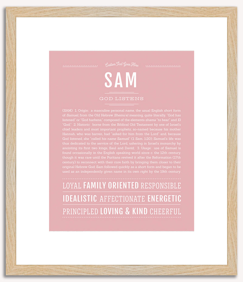 Sam | Name Art Print