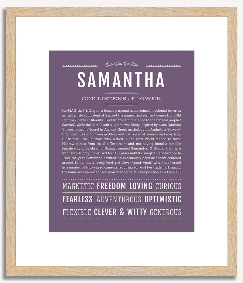 Samantha | Name Art Print