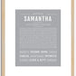 Samantha | Name Art Print