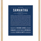 Samantha | Name Art Print