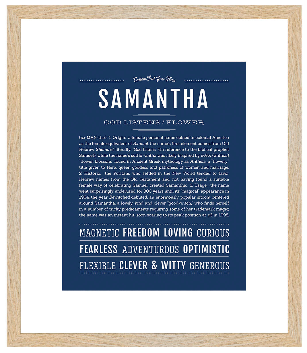 Samantha | Name Art Print