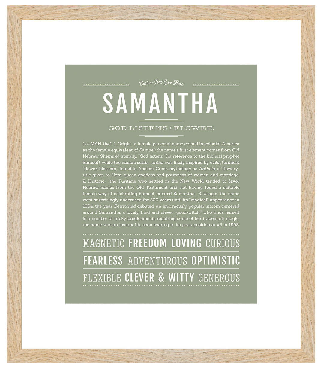 Samantha | Name Art Print