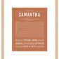 Samantha | Name Art Print