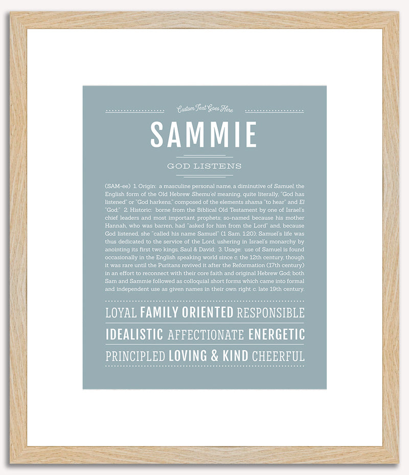 Sammie (male) | Name Art Print