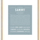 Sammy | Name Art Print