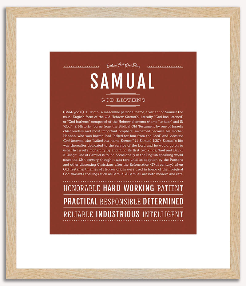 Samual | Name Art Print