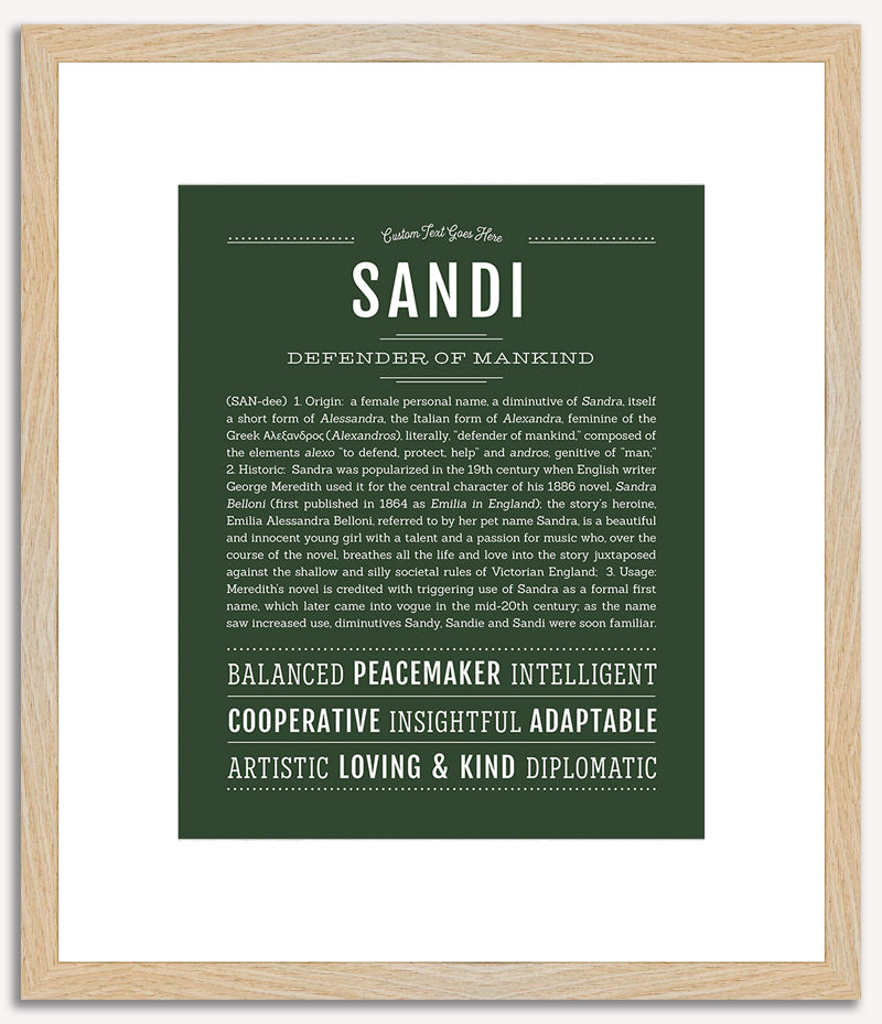 Sandi | Name Art Print