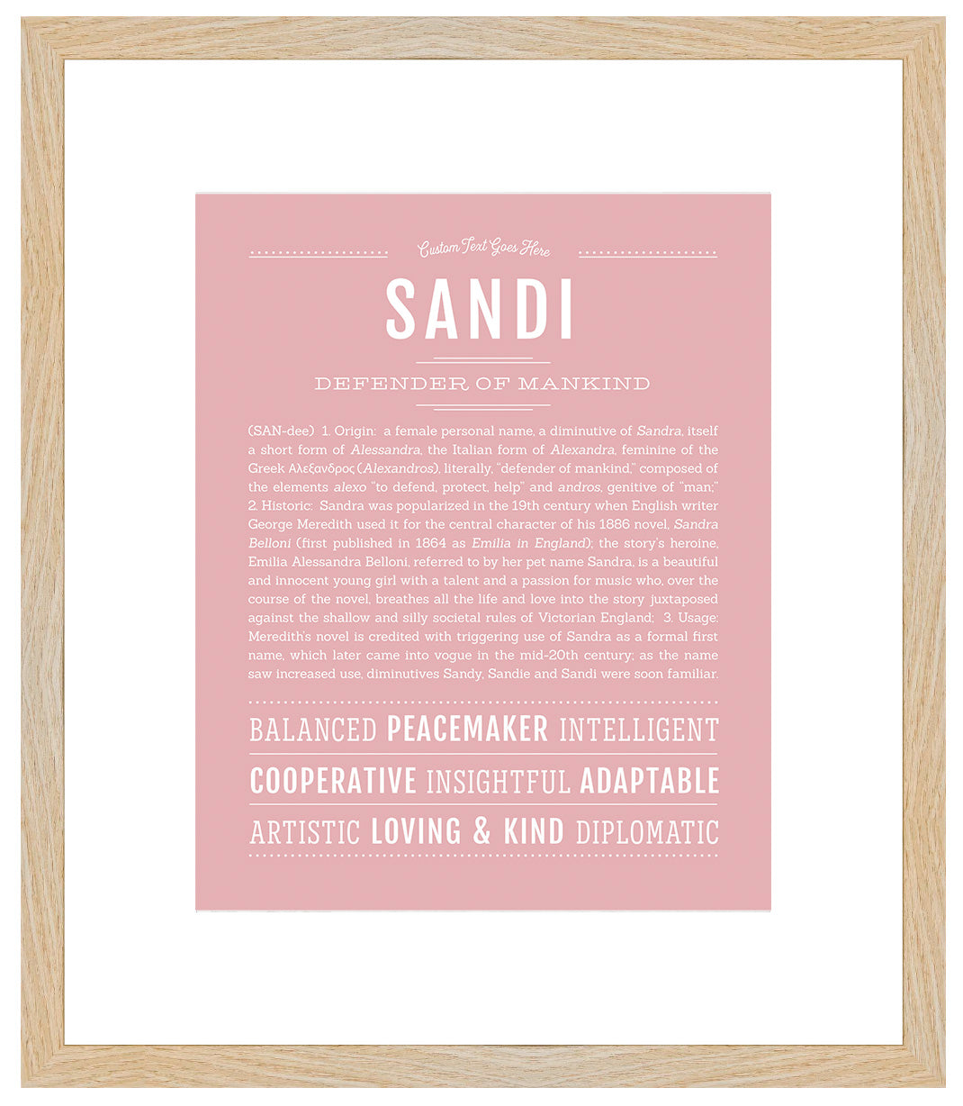 Sandi | Name Art Print