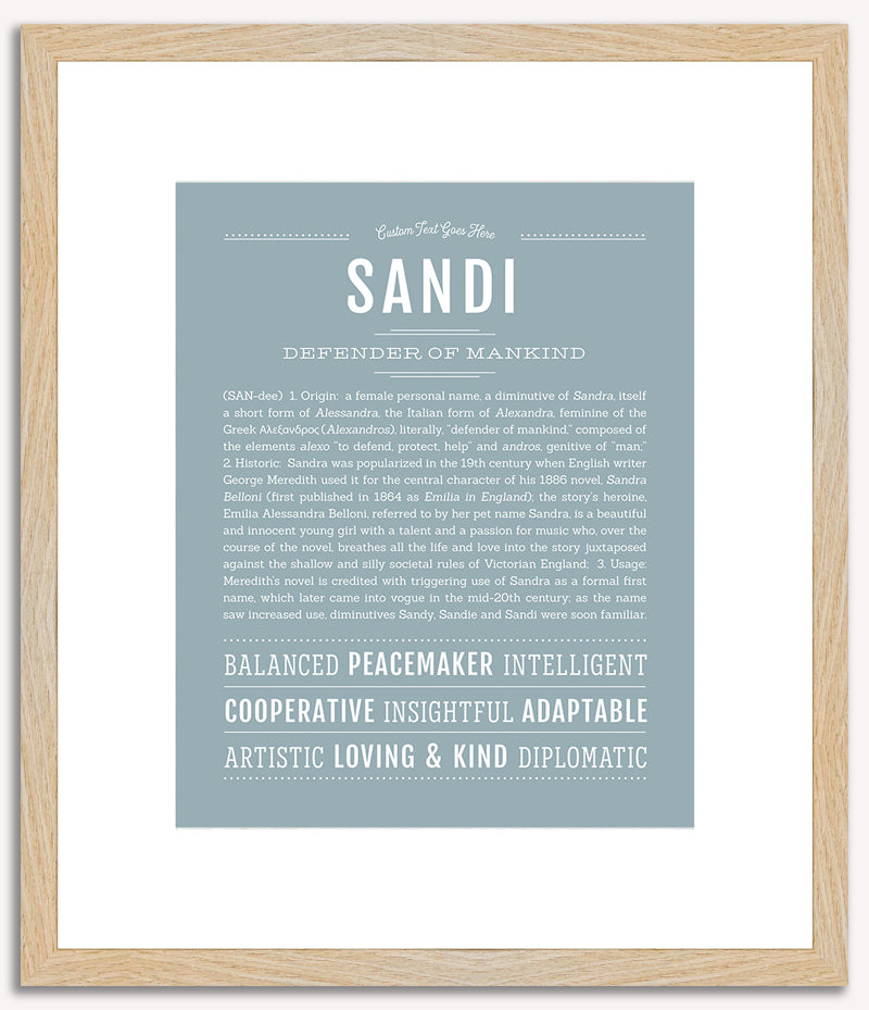 Sandi | Name Art Print