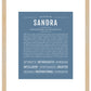 Sandra | Name Art Print