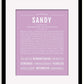 Frame Options | Lilac | Black Frame, Matted