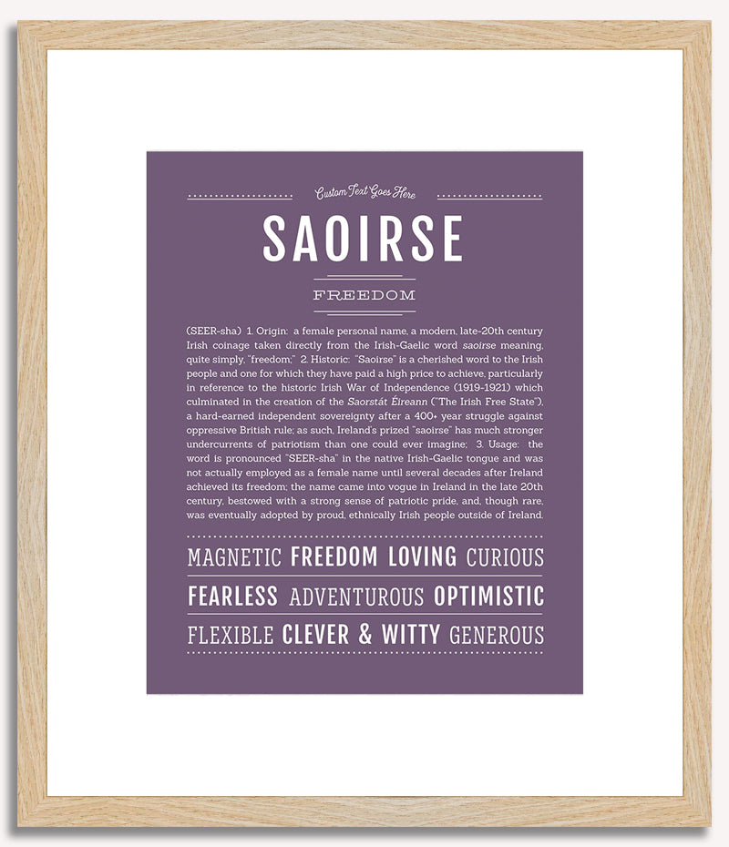 Saoirse | Name Art Print