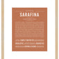 Sarafina | Name Art Print