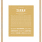 Sarah | Name Art Print