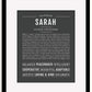 Frame Options | Charcoal Gray | Black Frame, Matted