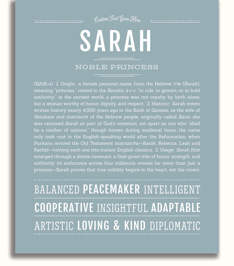 Frame Options | Powder Blue | White Frame, Matted