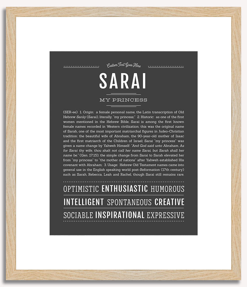 Sarai | Name Art Print