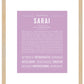 Sarai | Name Art Print