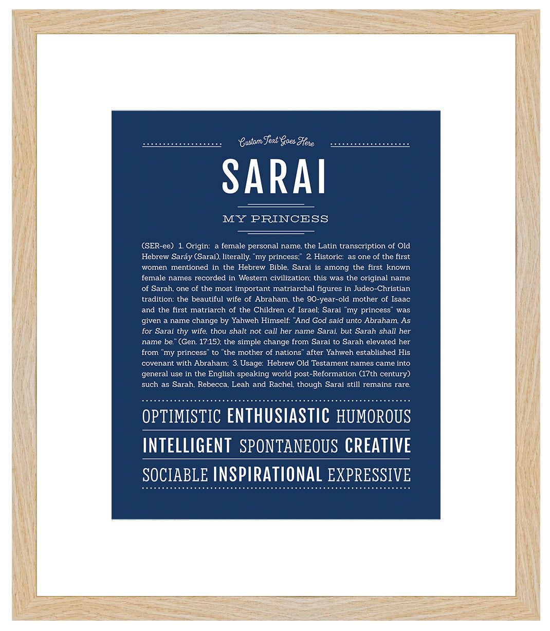 Sarai | Name Art Print