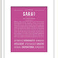 Frame Options | Dark Pink | White Frame, Matted