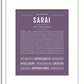 Frame Options | Deep Purple | White Frame, Matted