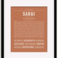 Frame Options | Terra Cotta | Black Frame, Matted