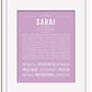 Frame Options | Lilac | White Frame, Matted