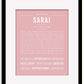 Frame Options | Dusty Rose | Black Frame, Matted