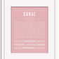 Frame Options | Dusty Rose | White Frame, Matted