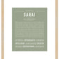 Sarai | Name Art Print