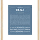 Sarai | Name Art Print