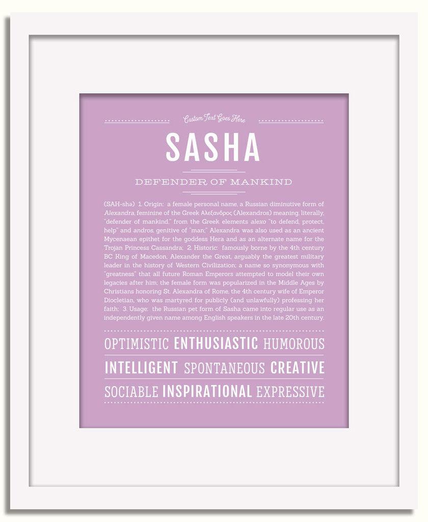 Frame Options | Lilac | White Frame, Matted