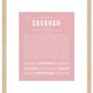 Savanah | Name Art Print