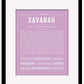 Frame Options | Lilac | Black Frame, Matted