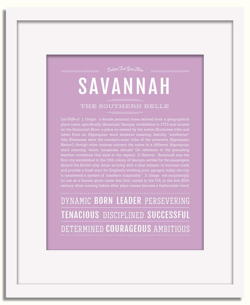 Frame Options | Lilac | White Frame, Matted