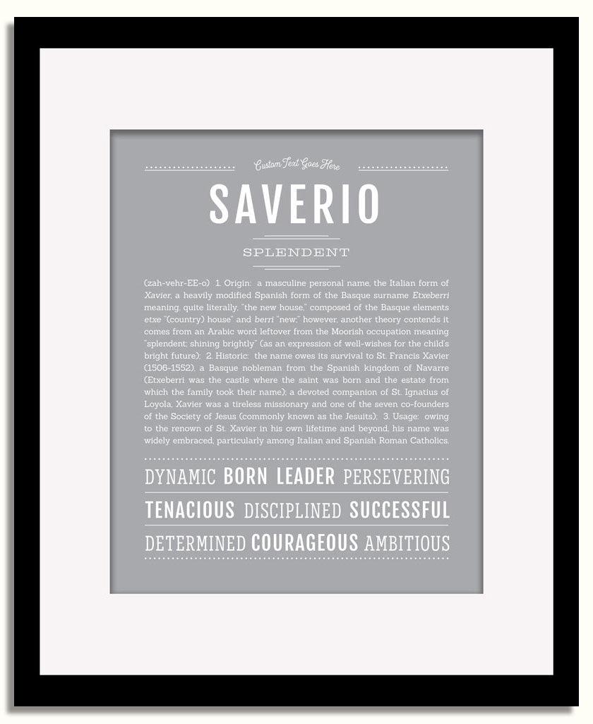 Frame Options | Sage | Black Frame, Matted