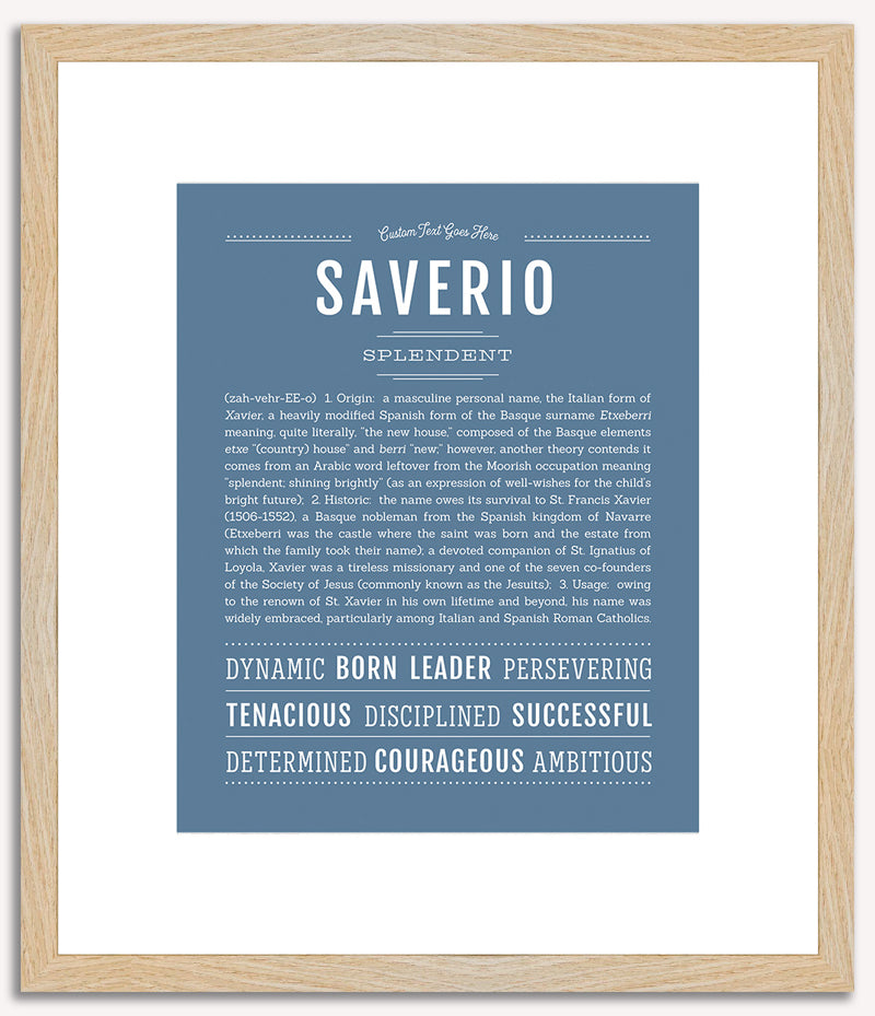 Saverio | Name Art Print