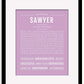 Frame Options | Lilac | Black Frame, Matted