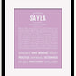 Frame Options | Lilac | Black Frame, Matted