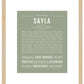 Sayla | Name Art Print