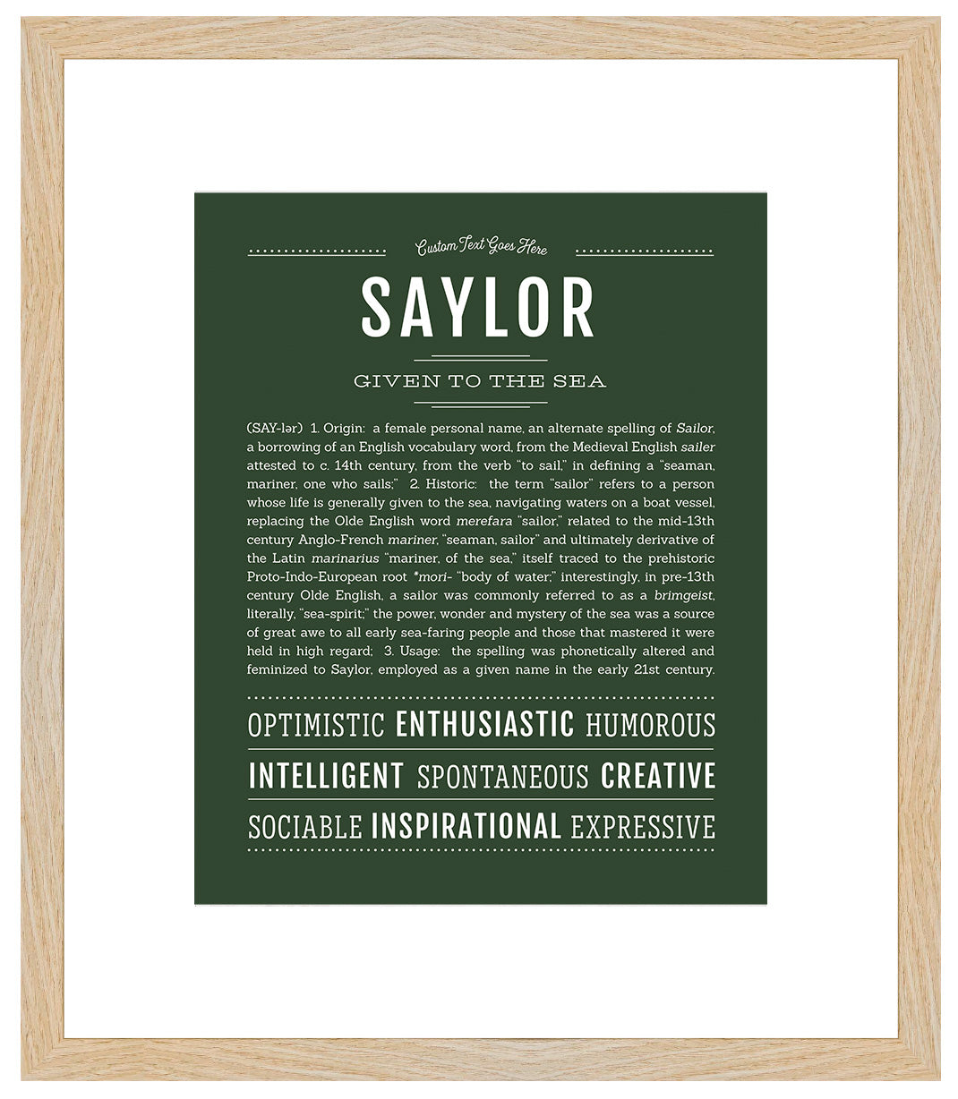 Saylor | Name Art Print