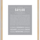 Saylor | Name Art Print