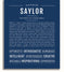 Saylor | Name Art Print – Name Stories