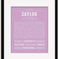 Frame Options | Lilac | Black Frame, Matted