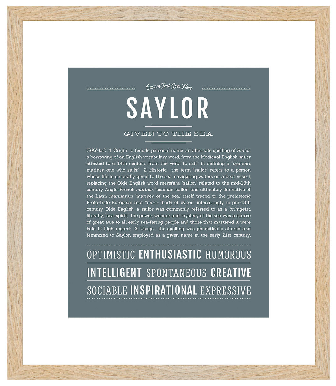 Saylor | Name Art Print