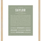 Saylor | Name Art Print