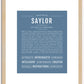 Saylor | Name Art Print