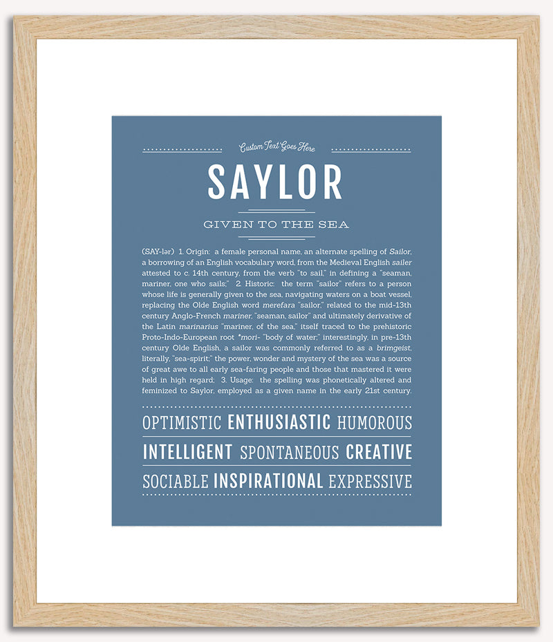 Saylor | Name Art Print